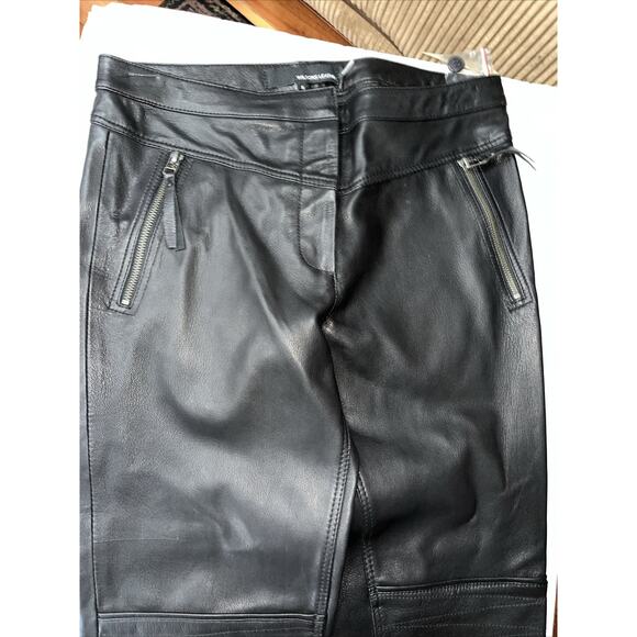 Wilson Woman’s Leather Pants‎ Slim Straight Leg Size 8 NWT - Picture 4 of 14